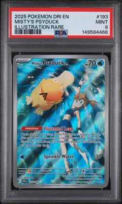 Misty's Psyduck #193 PSA 9