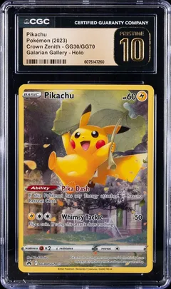 Pikachu #GG30 CGC Pristine 10