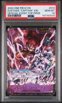 Eustass "Captain" Kid #013 PSA 10