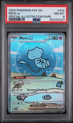 Mew ex #232 PSA 8