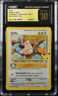 Cleffa #20 CGC Pristine 10
