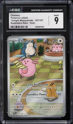 Chansey #187 CGC 9