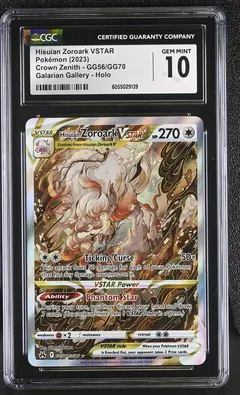 Hisuian Zoroark VSTAR #GG56/GG70 CGC 10