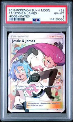 Jessie & James #68 PSA 8