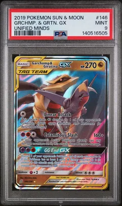 Garchomp & Giratina GX #146 PSA 9