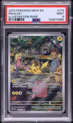 Pikachu #173 PSA 9