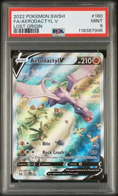 Aerodactyl V #180 PSA 9