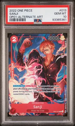 Sanji #OP01-013 PSA 10