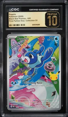 Popplio #45 CGC Pristine 10