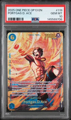 Portgas D. Ace #OP13-119 PSA 10