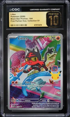 Litten #44 CGC Pristine 10