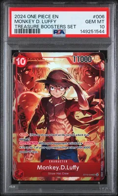 Monkey D. Luffy #006 PSA 10