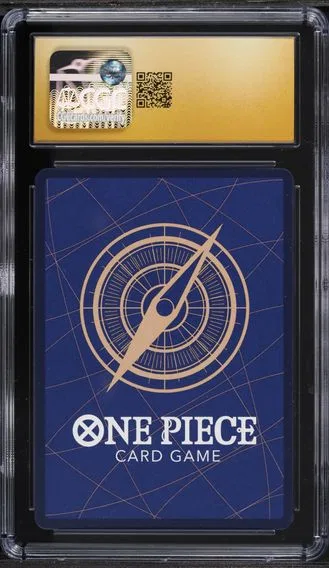 Monkey D. Luffy #OP10-111, back of the slab