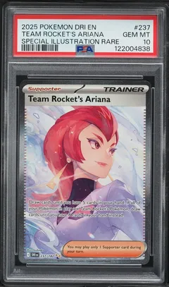 Team Rocket's Ariana #237 PSA 10