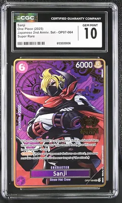 Sanji #OP07-064 CGC 10