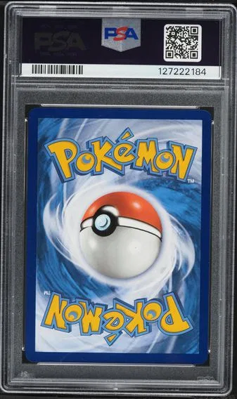 Pikachu #160, back of the slab