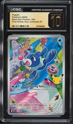 Popplio #45 CGC Pristine 10