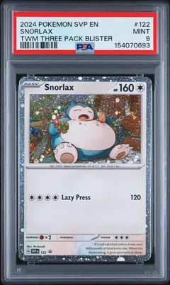 Snorlax #122 PSA 9