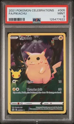 Pikachu #005 PSA 9