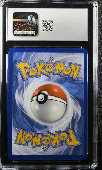 Team Rocket's Wobbuffet #203, back of the slab