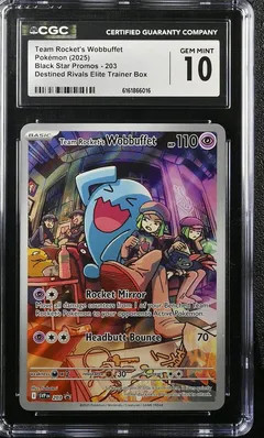Team Rocket's Wobbuffet #203 CGC 10