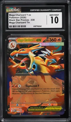 Mega Charizard Y ex #30 CGC 10