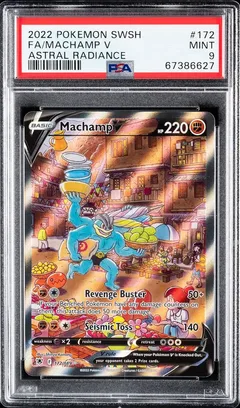Machamp V #172 PSA 9