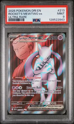 Team Rocket's Mewtwo ex #213 PSA 9