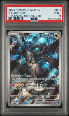 N's Zekrom #031 PSA 9