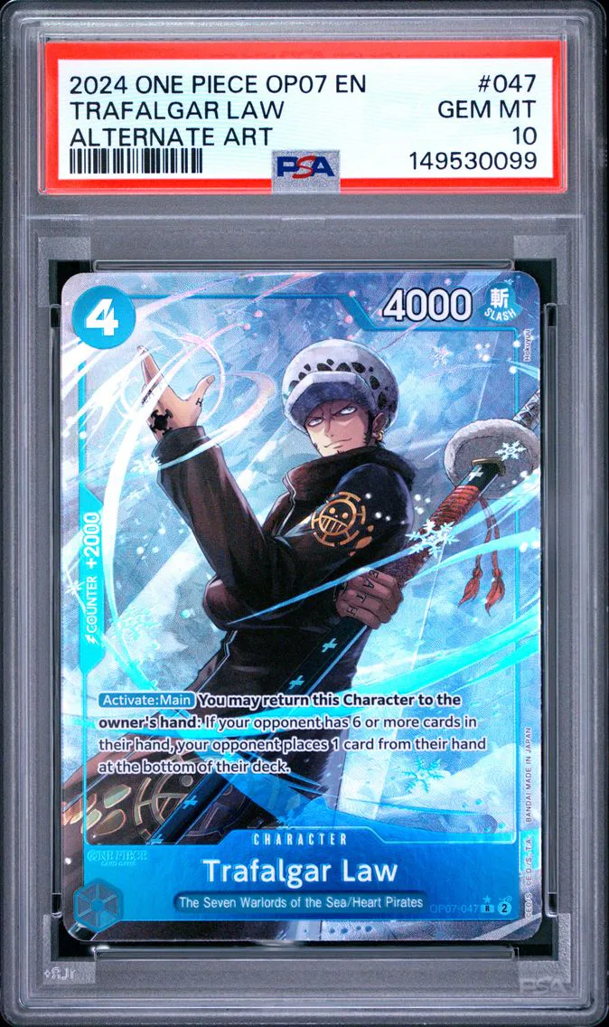 2024 #047 Trafalgar Law PSA 10 One Piece OP07-500 Years in the Future