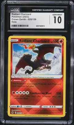 Radiant Charizard #020 CGC 10