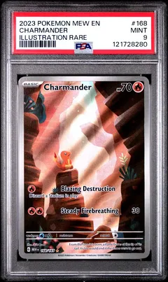 Charmander #168 PSA 9