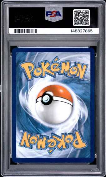 Pikachu #027, back of the slab