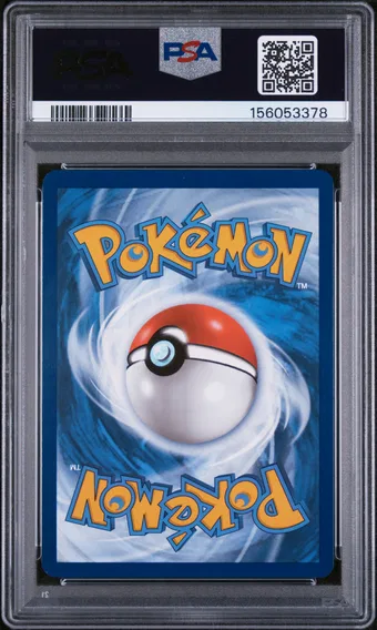 N's Reshiram #167, back of the slab