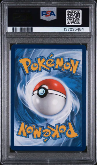 Pikachu #002, back of the slab