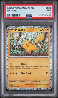 Pikachu #002 PSA 9