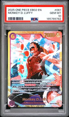 Monkey D. Luffy #EB02-061 PSA 10