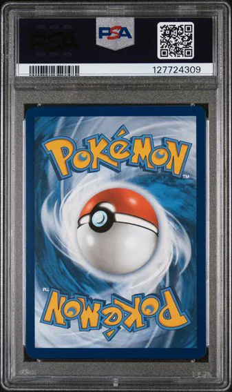 Bulbasaur #166, back of the slab