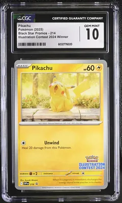 Pikachu #214 CGC 10