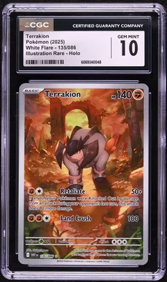 Terrakion #135 CGC 10