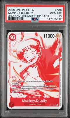 Monkey D. Luffy #006 PSA 10