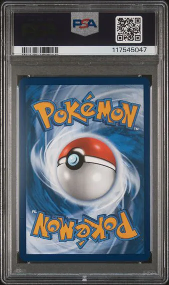 Team Rocket's Mewtwo ex #231, back of the slab