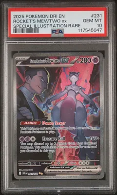 Team Rocket's Mewtwo ex #231 PSA 10