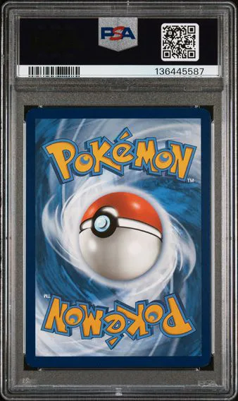 Pikachu ex #179, back of the slab