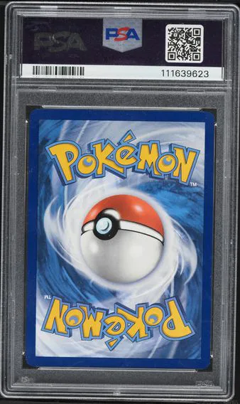 Charizard ex #199, back of the slab