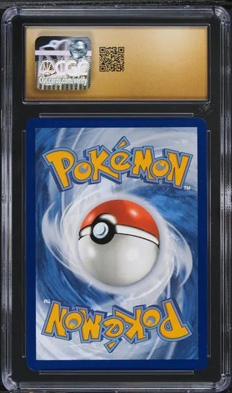 Radiant Charizard #20, back of the slab