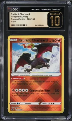 Radiant Charizard #20 CGC Pristine 10