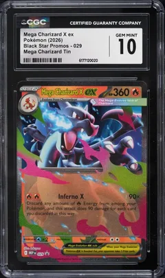 Mega Charizard X ex #29 CGC 10