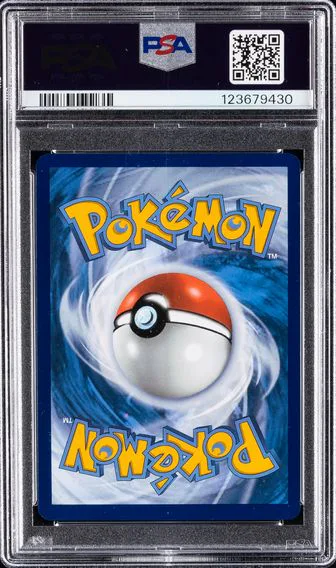 Team Rocket's Houndoom #191, back of the slab