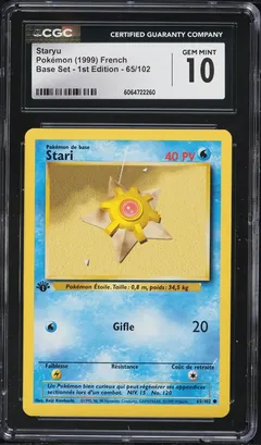 Staryu #65 CGC 10